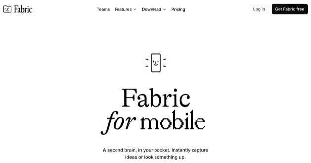 Capture d'écran de Fabric CLI