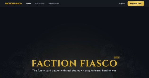 Capture d'écran de Faction Fiasco