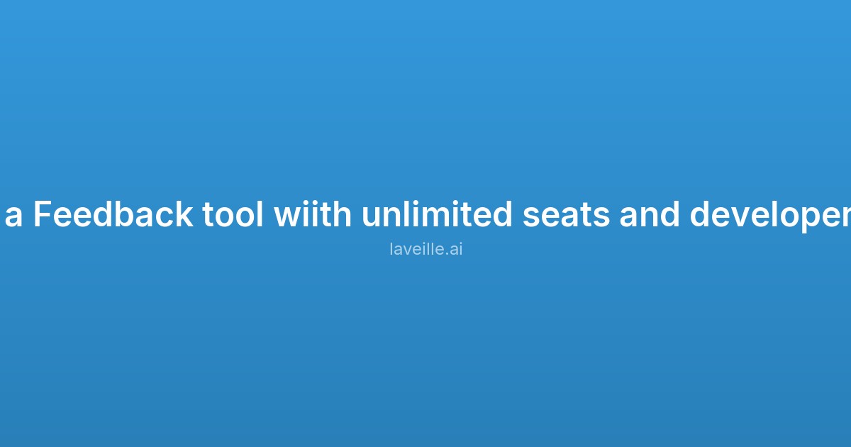 Capture d'écran de Feedjolt a Feedback tool wiith unlimited seats and developer friendly