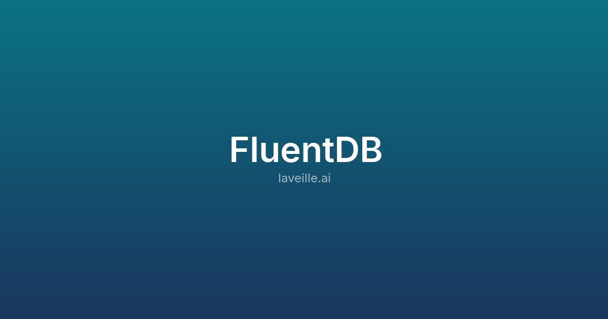 Capture d'écran de FluentDB