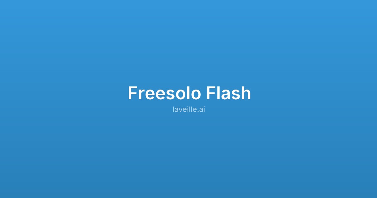 Capture d'écran de Freesolo Flash