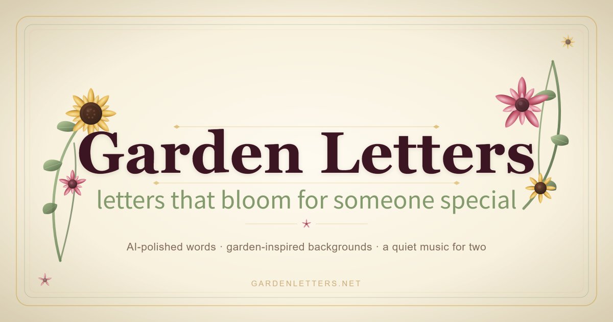 Capture d'écran de Garden Letters
