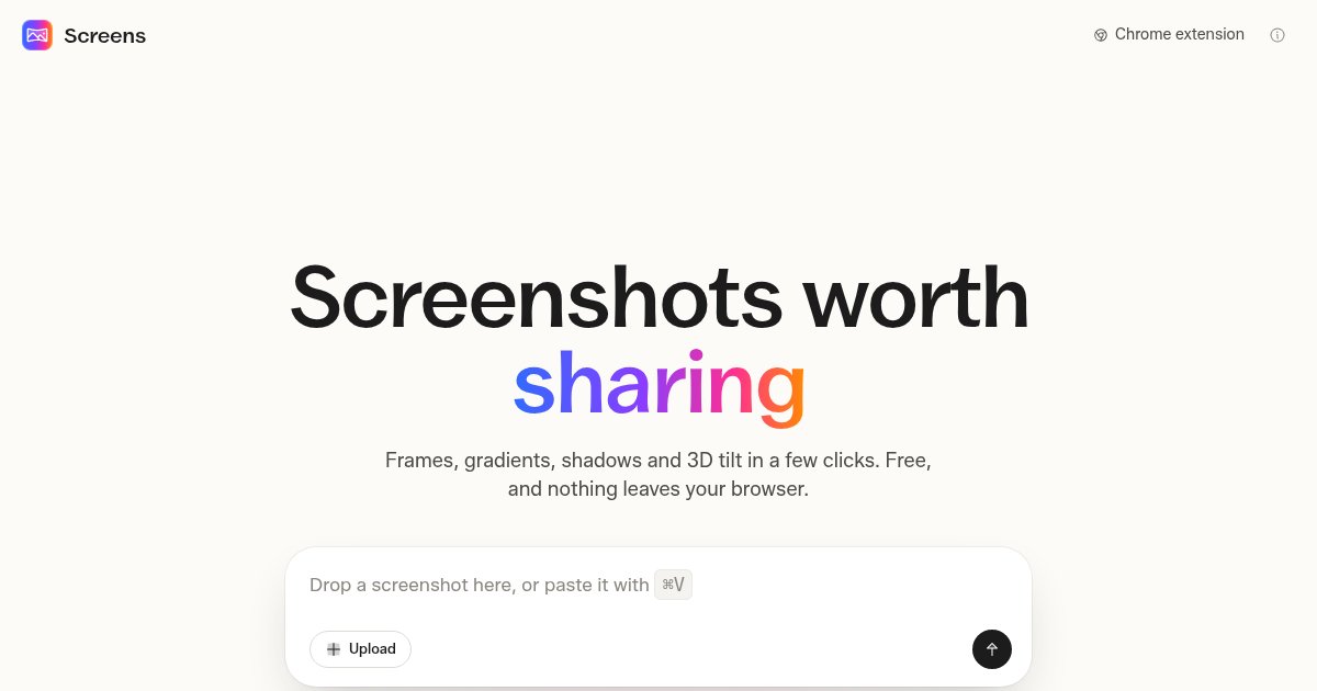 Capture d'écran de Generate Beautiful Screenshots in Seconds