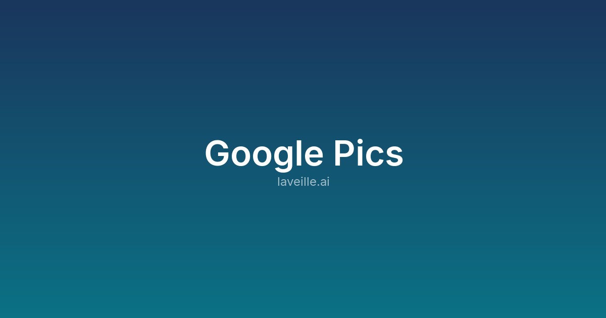 Capture d'écran de Google Pics