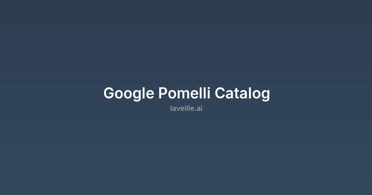 Capture d'écran de Google Pomelli Catalog