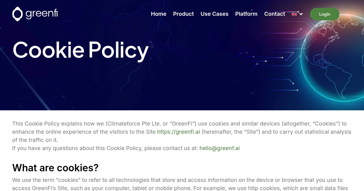 Capture d'écran de GreenFi Ai