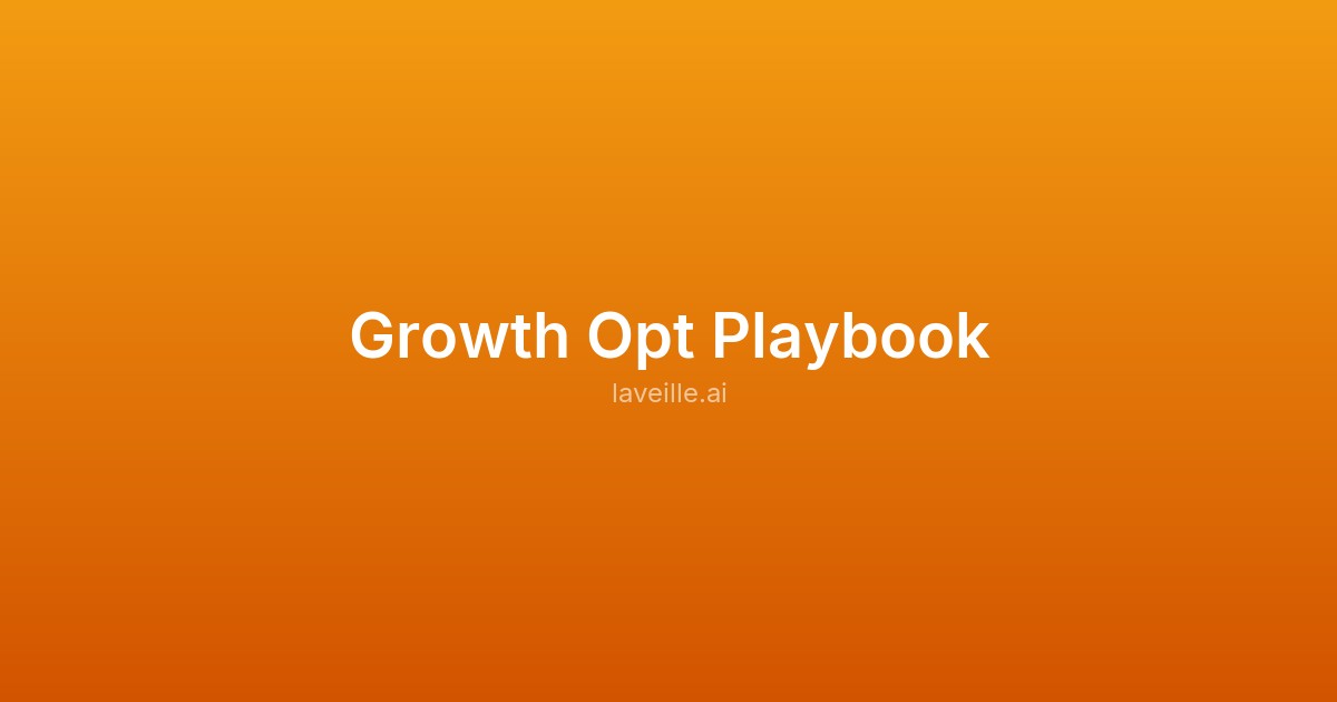 Capture d'écran de Growth Opt Playbook