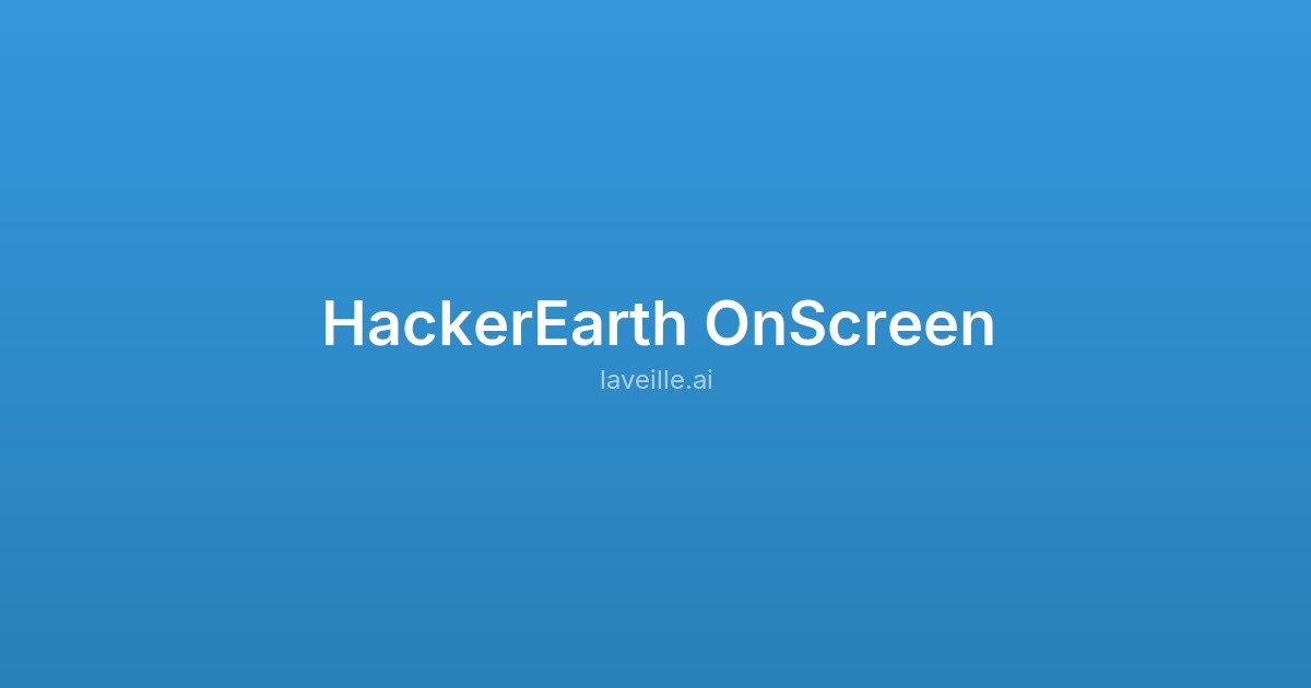 Capture d ecran de HackerEarth OnScreen