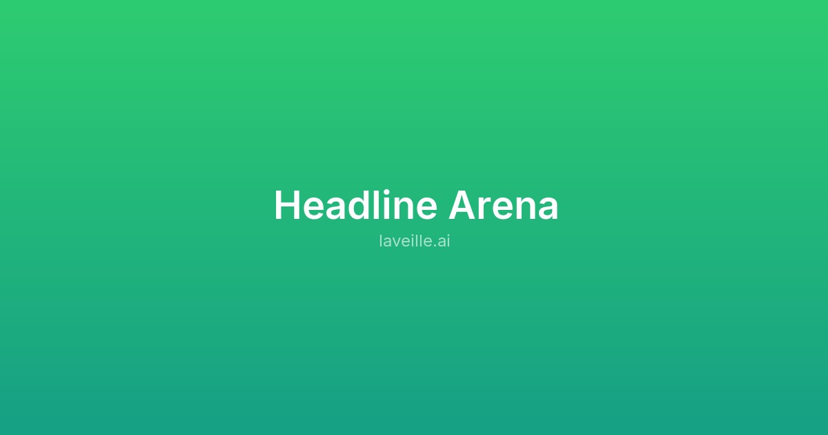 Capture d'écran de Headline Arena