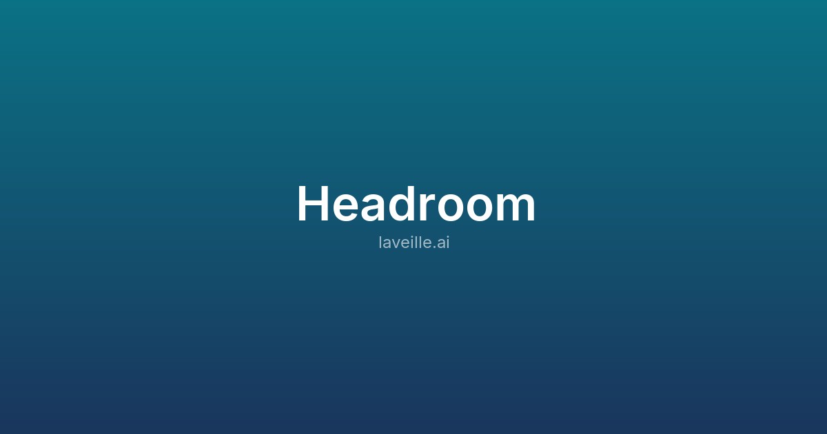 Capture d'écran de Headroom