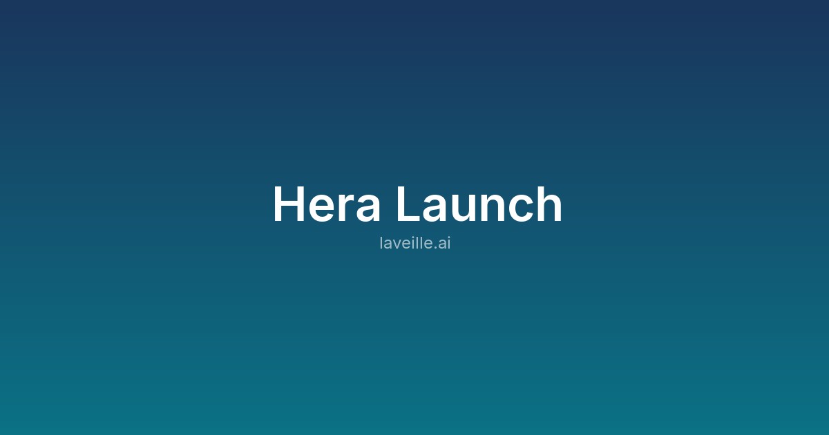 Capture d'écran de Hera Launch