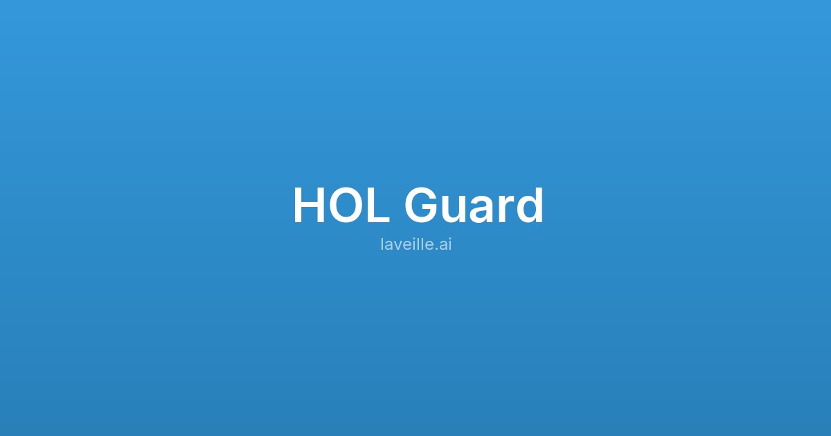 Capture d'écran de HOL Guard