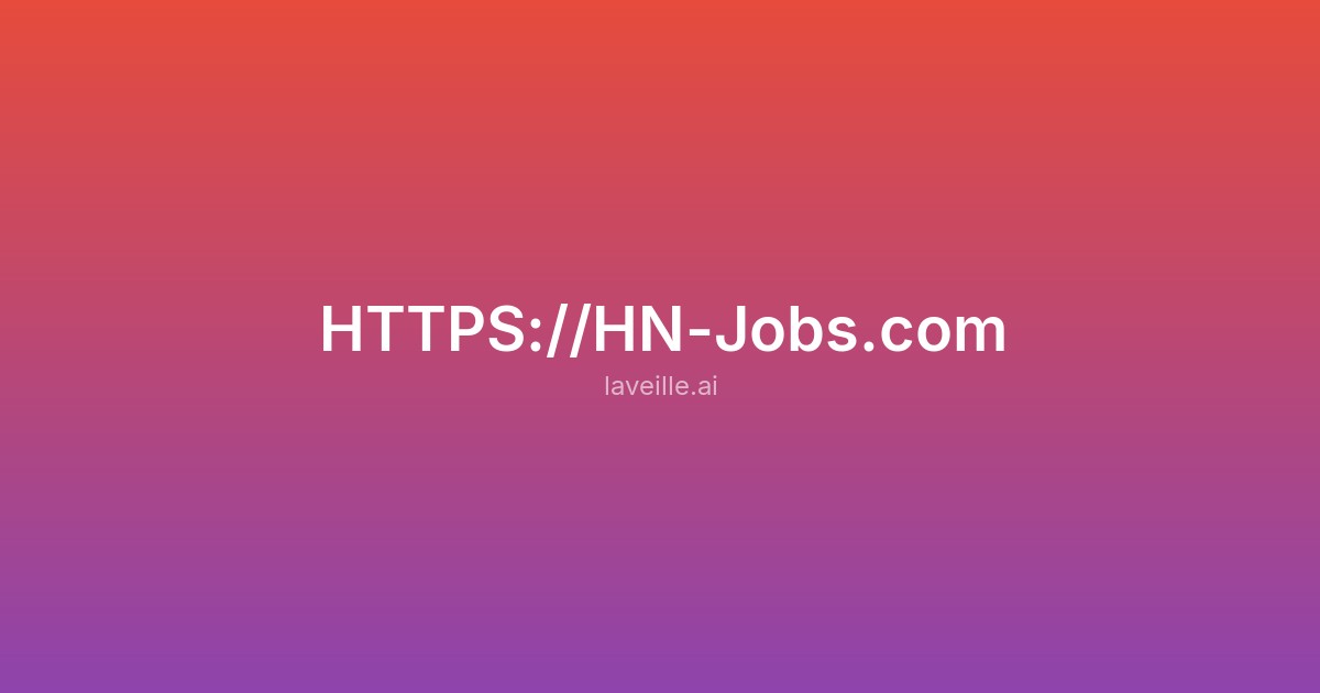 Capture d'écran de HTTPS://HN-Jobs.com