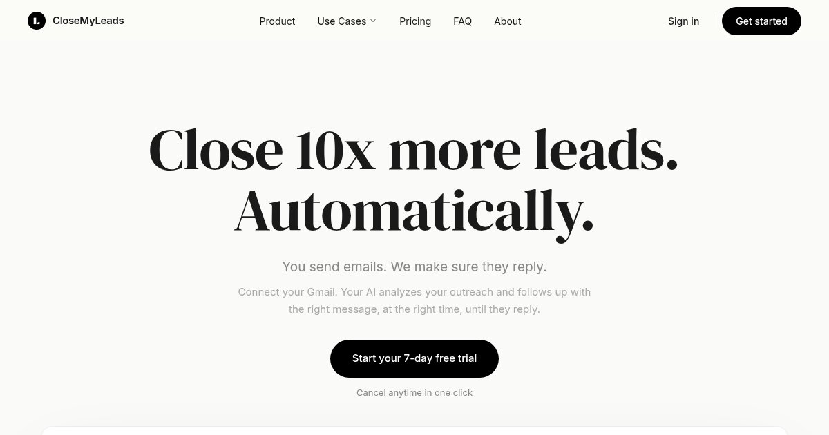 Capture d ecran de HumanInbox