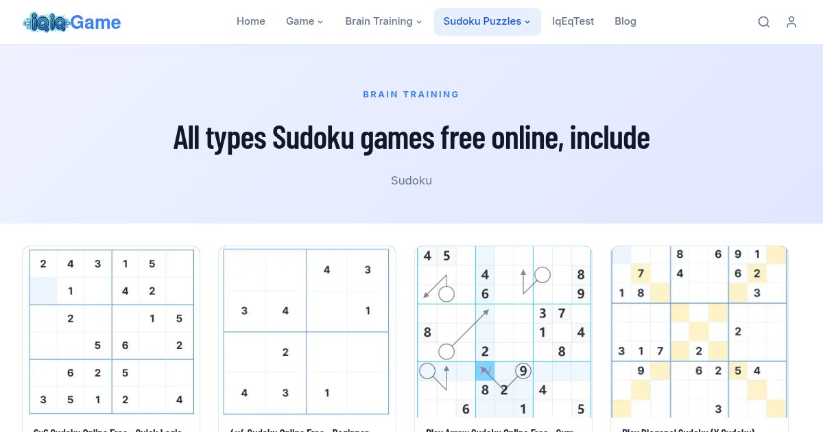 Capture d'écran de I built 11 Sudoku variants