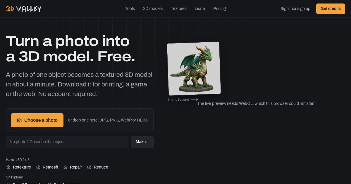 Capture d'écran de I built a free collection of browser-based 3D tools