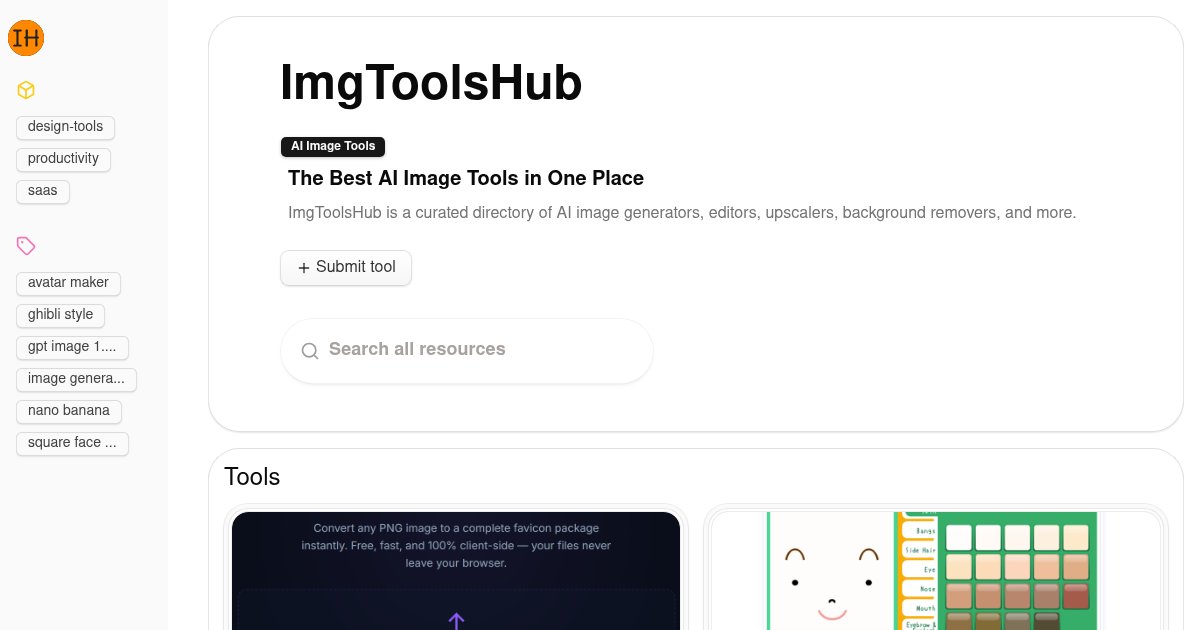 Capture d'écran de Image Tools Hub