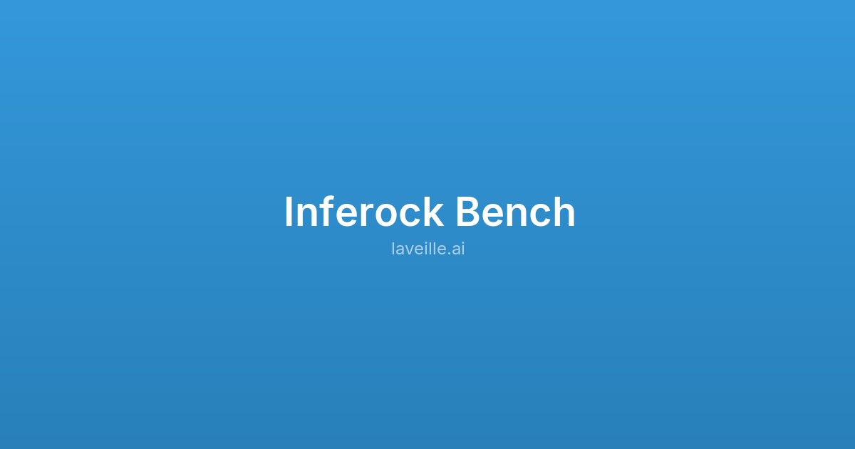 Capture d'écran de Inferock Bench