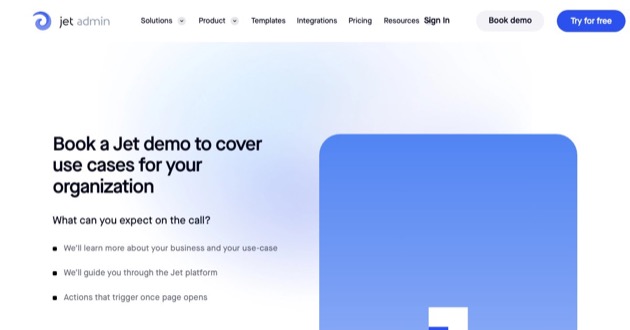 Capture d'écran de Jet AI Agents