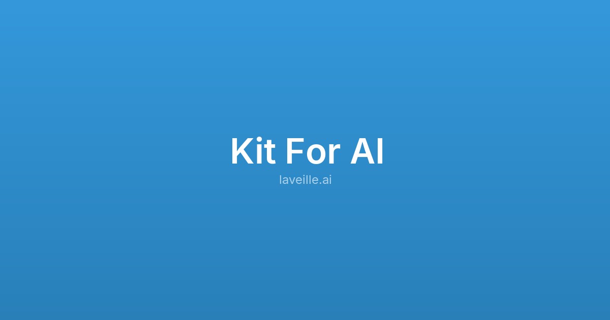 Capture d'écran de Kit For AI