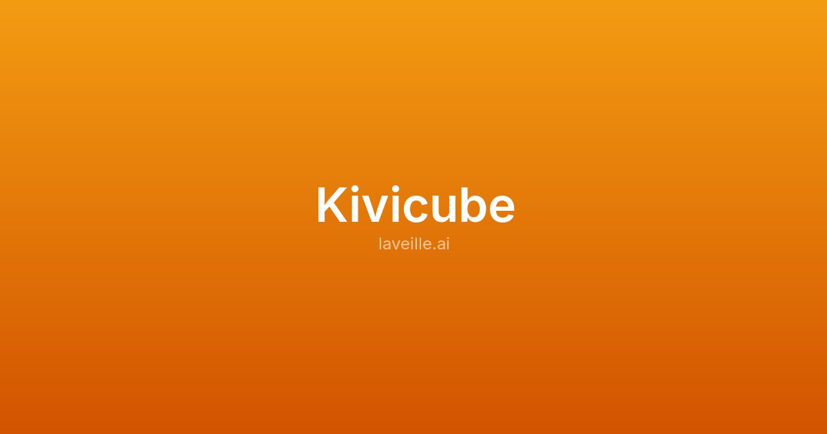 Capture d'écran de Kivicube