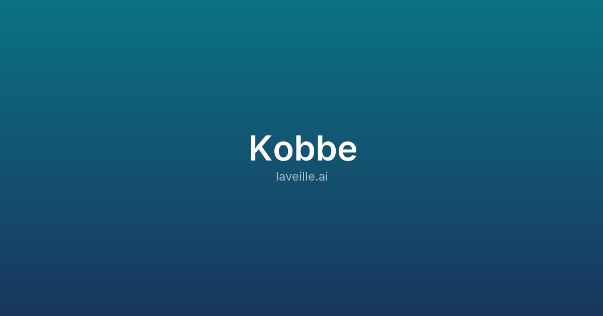 Capture d'écran de Kobbe