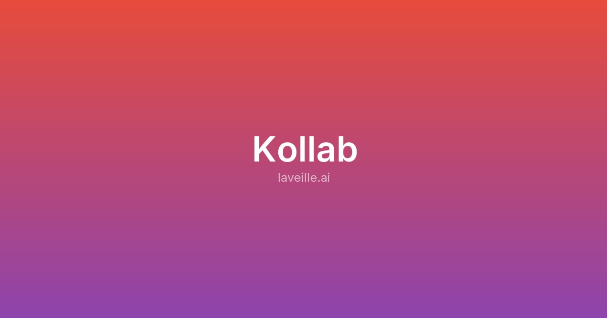 Capture d'écran de Kollab
