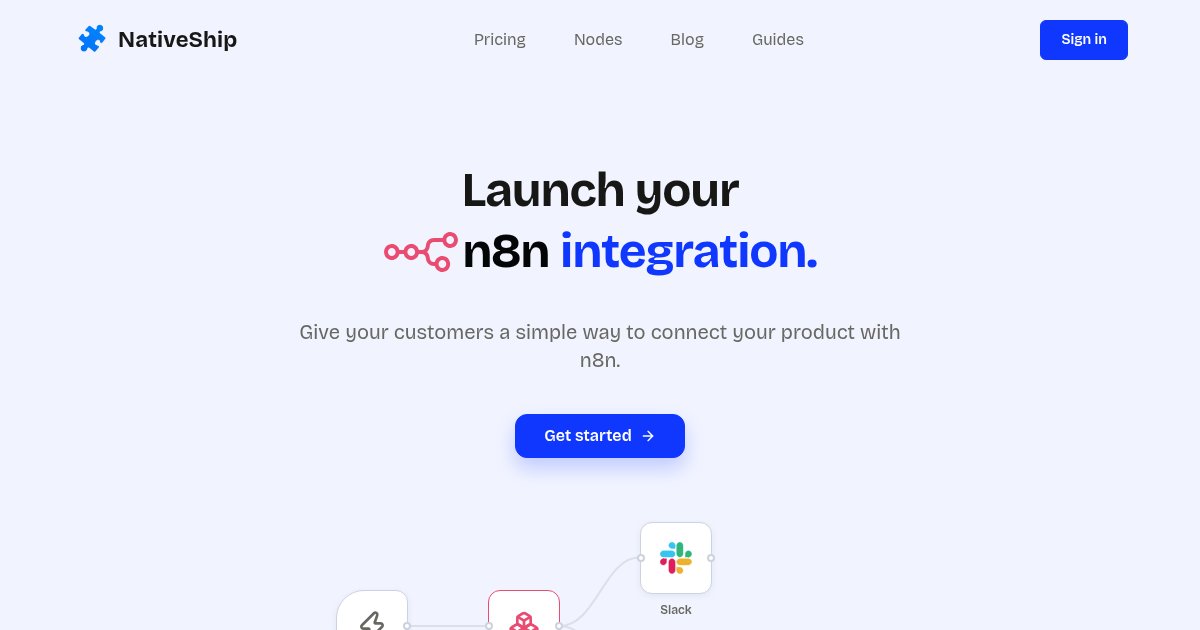 Capture d'écran de Launch Your N8n Integration