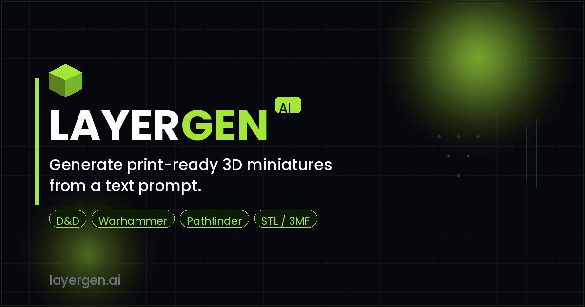 Capture d'écran de LayerGen AI