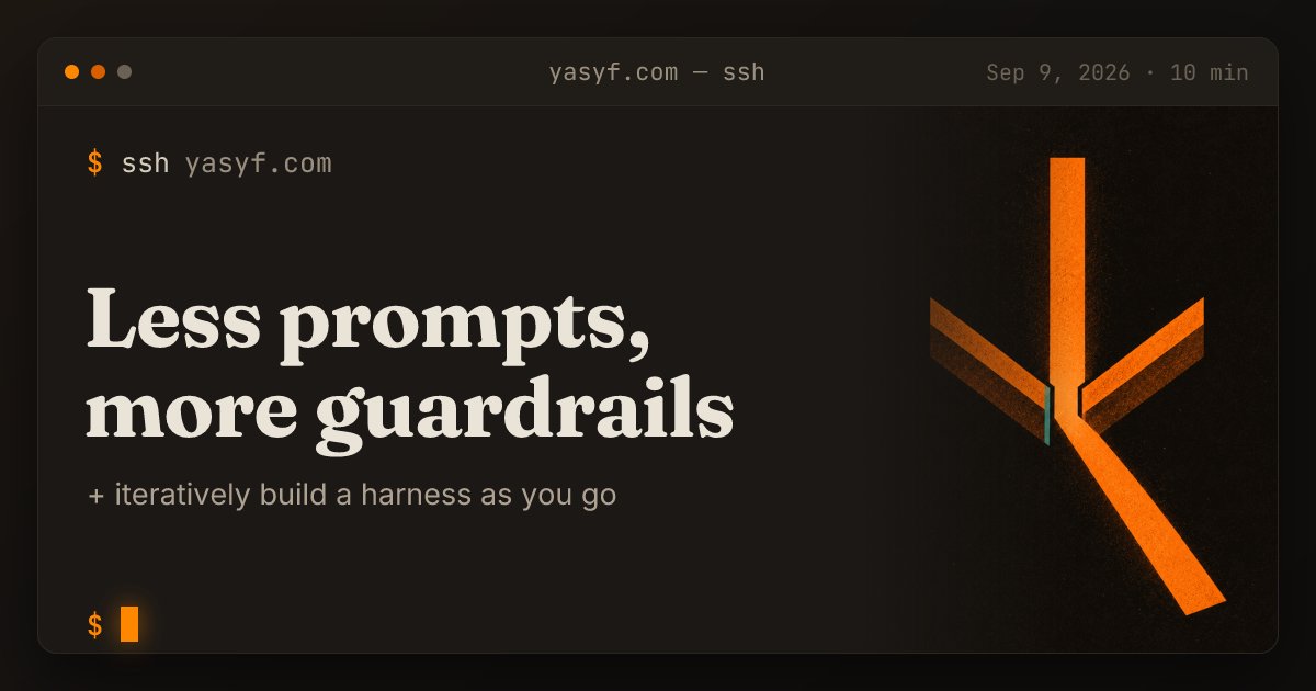 Capture d'écran de Less Prompts, More Guardrails