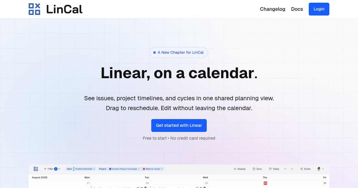 Capture d'écran de LinCal