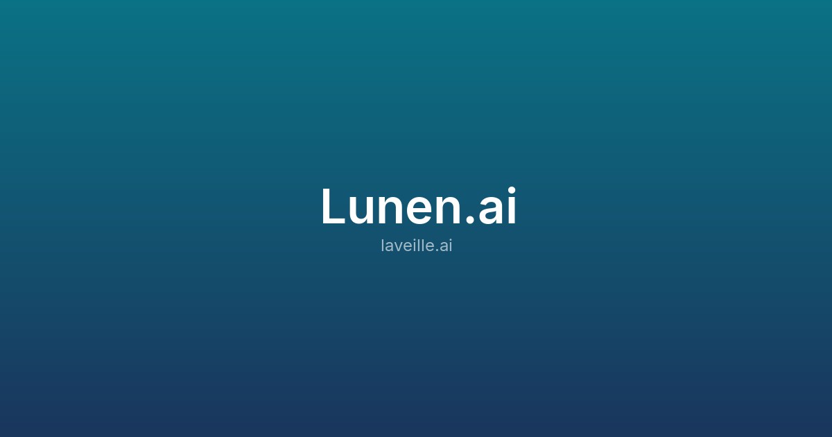 Capture d'écran de Lunen.ai