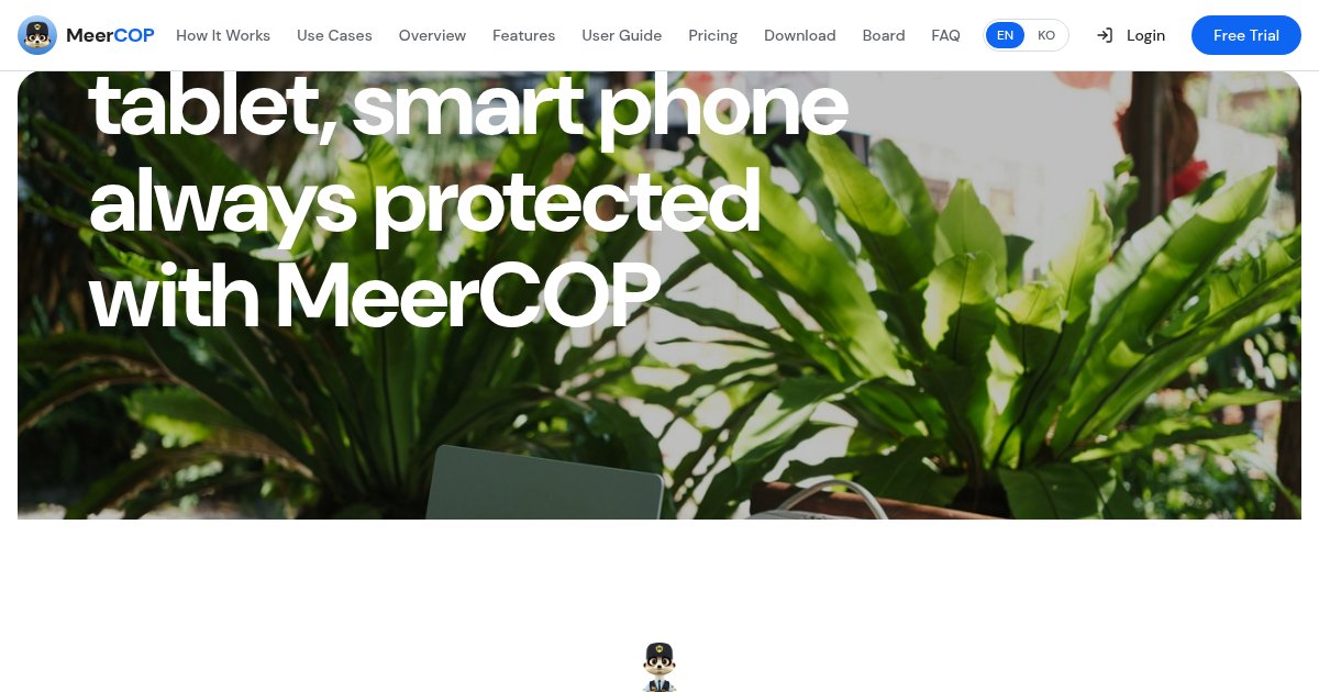 Capture d ecran de MeerCOP