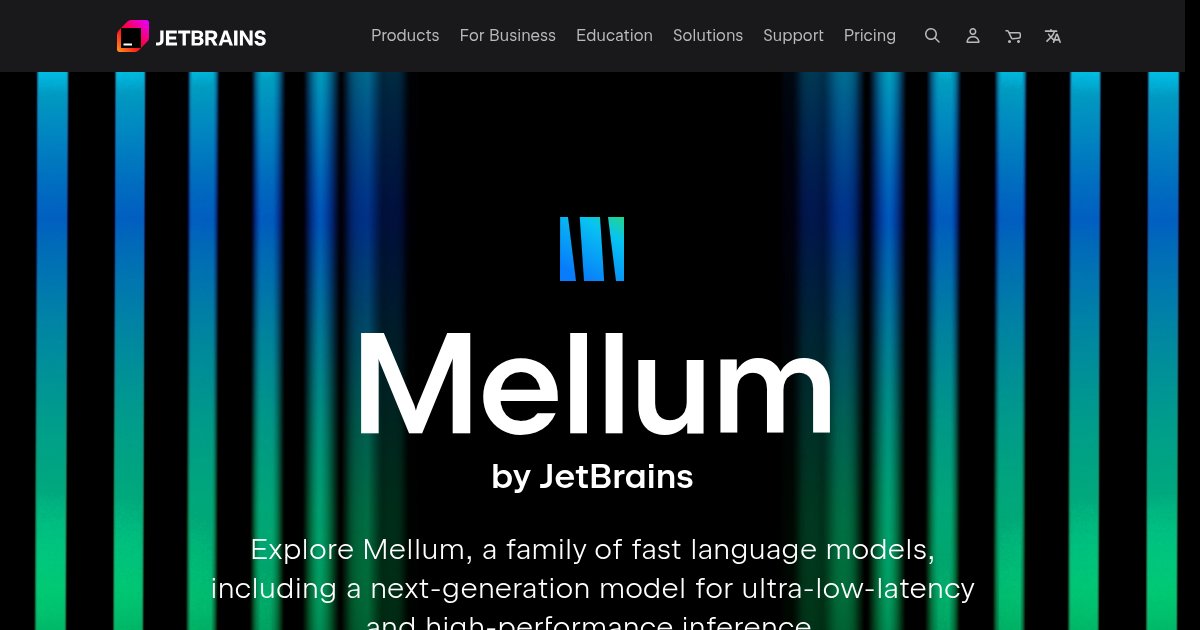 Capture d'écran de Mellum by JetBrains