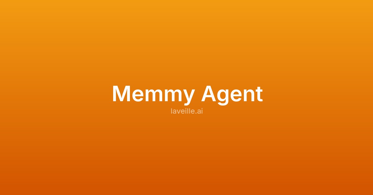 Capture d'écran de Memmy Agent
