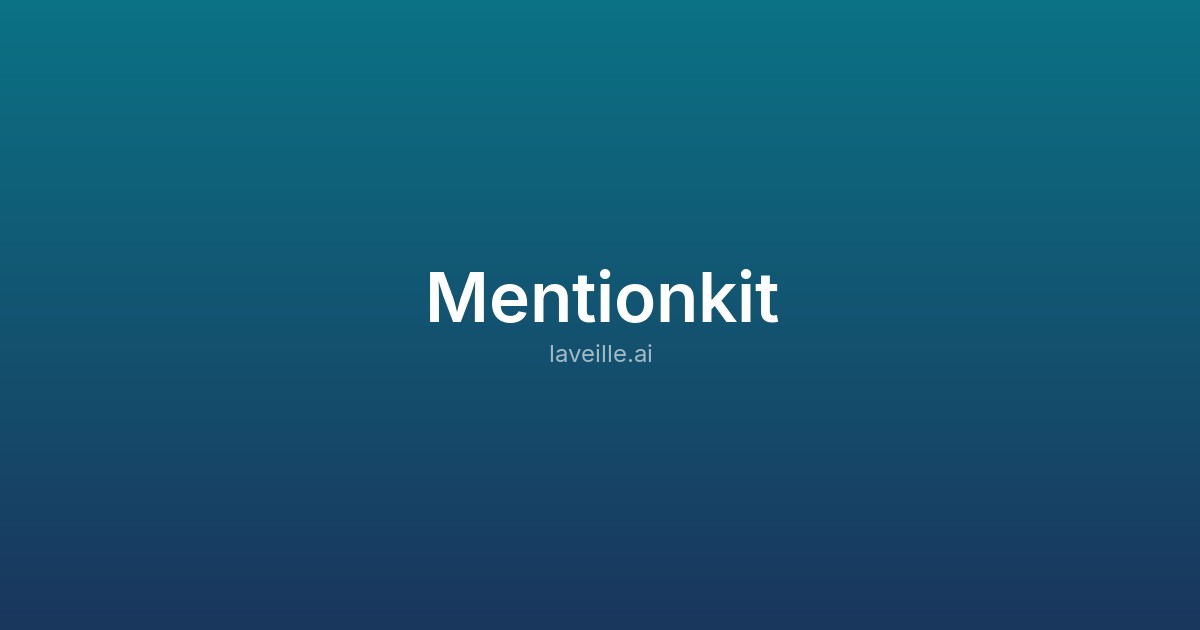 Capture d'écran de Mentionkit
