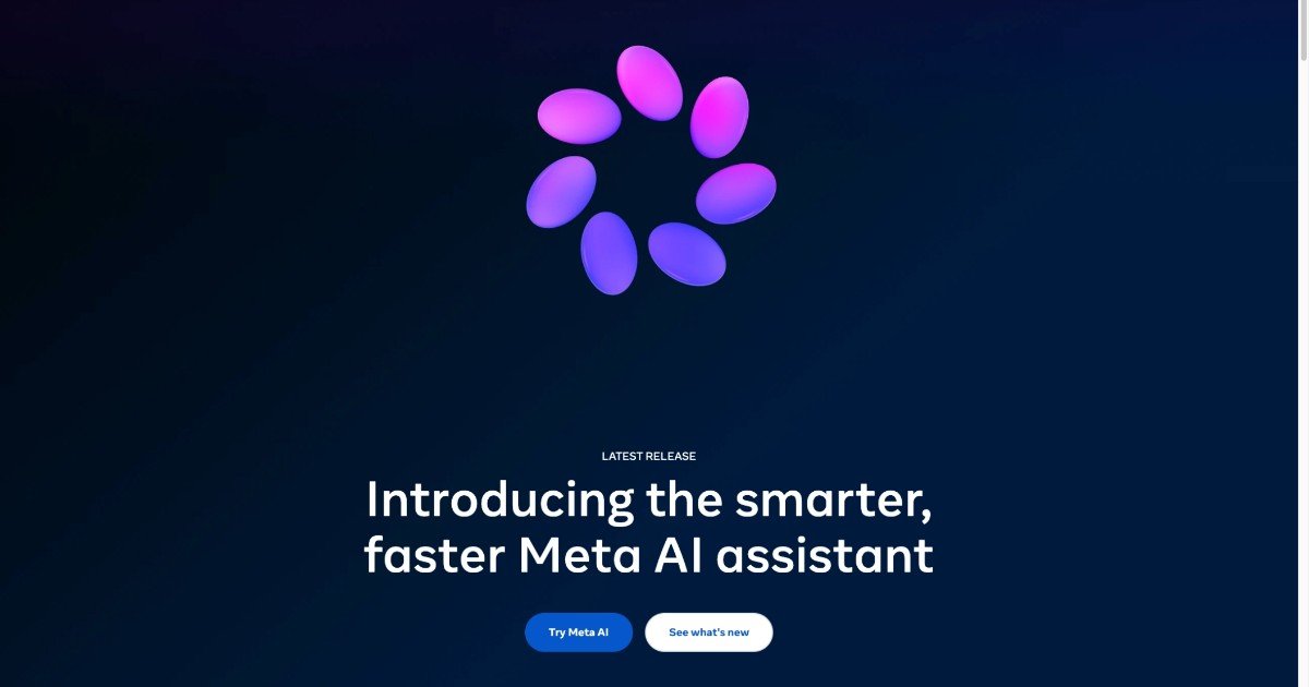 Capture d ecran de Meta AI