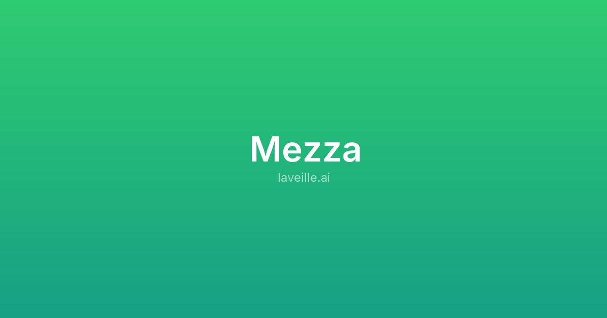 Capture d'écran de Mezza