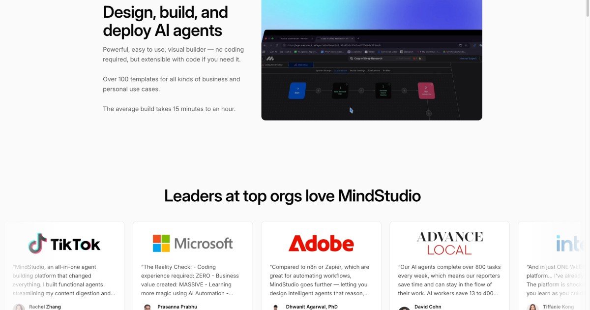 Capture d ecran de Mind Studio