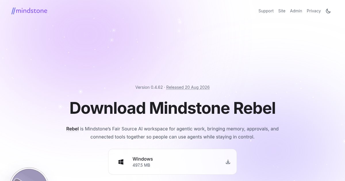 Capture d'écran de Mindstone Rebel