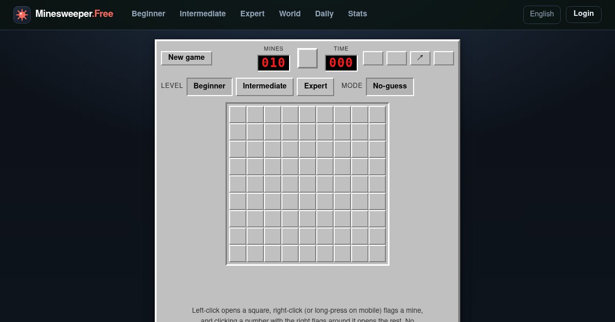 Capture d'écran de Minesweeper.free