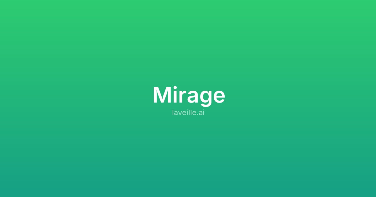 Capture d'écran de Mirage
