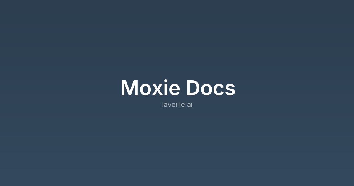 Capture d'écran de Moxie Docs