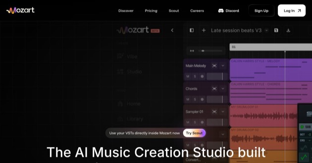 Capture d'écran de Mozart Studio 1.0