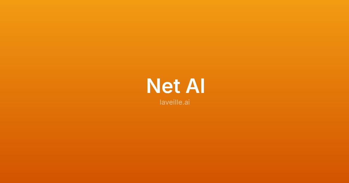 Capture d ecran de Net AI