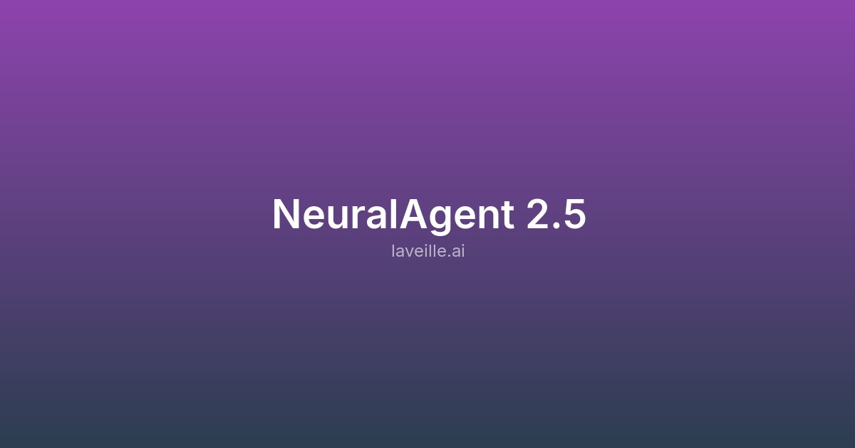 Capture d'écran de NeuralAgent 2.5