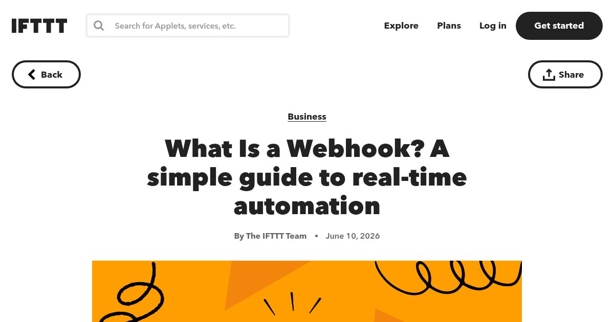Capture d'écran de New small business tools by IFTTT