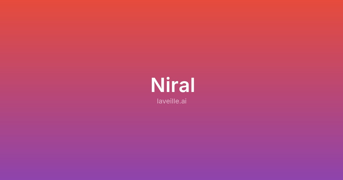 Capture d'écran de Niral