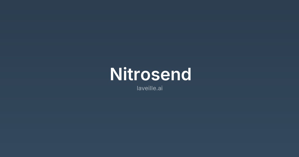 Capture d'écran de Nitrosend