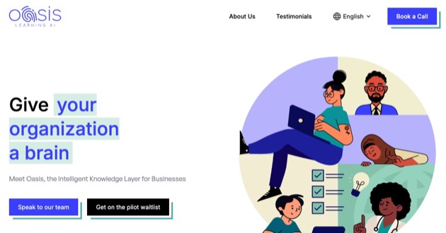 Capture d'écran de Oasis Learning AI